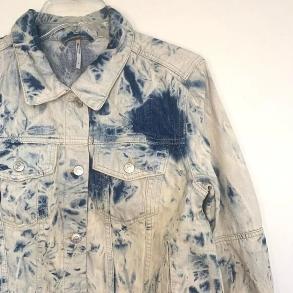 Free People Rumors Denim Jacket Size Large - Picture 6 of 6